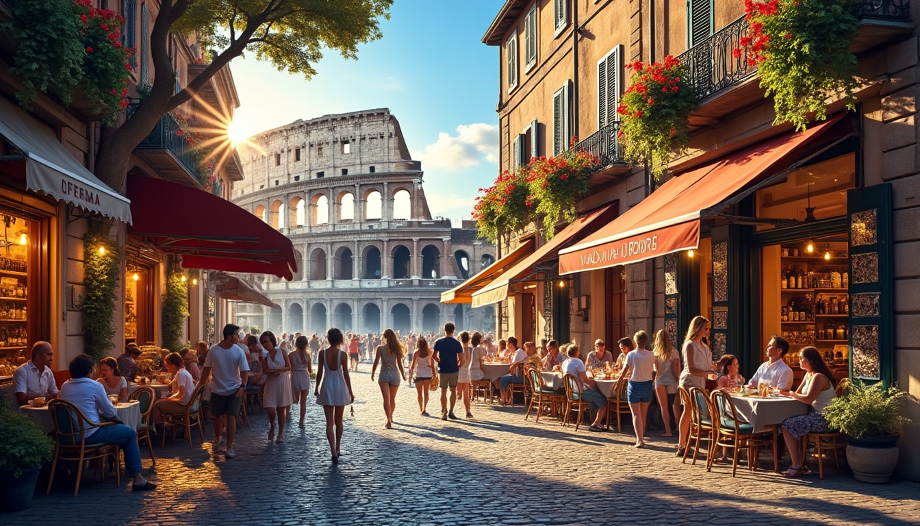 experience the vibrant daily life in rome, where ancient history meets modern living. discover local traditions, bustling markets, exquisite cuisine, and the enchanting atmosphere that makes the eternal city a unique blend of the past and present.