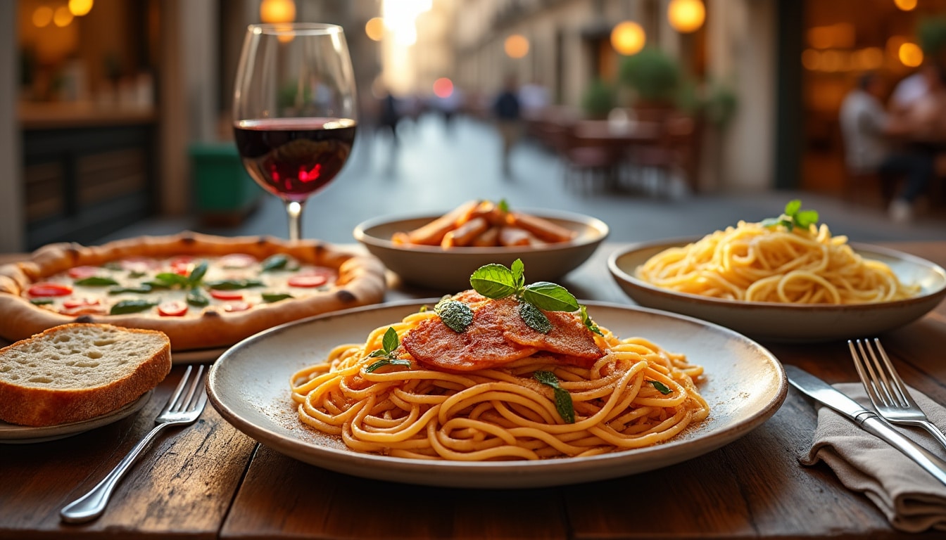 discover the mouthwatering famous foods of rome, from authentic pasta dishes and delectable pizza to traditional gelato and rich italian desserts. explore the culinary delights that make rome a gastronomic paradise.