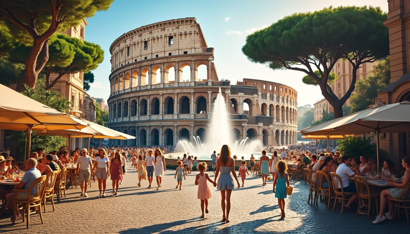 discover the vibrant charm of rome as temperatures soar. explore tips for enjoying the city's iconic sites, cooling off in stunning fountains, and savoring delicious gelato in the hot summer sun.