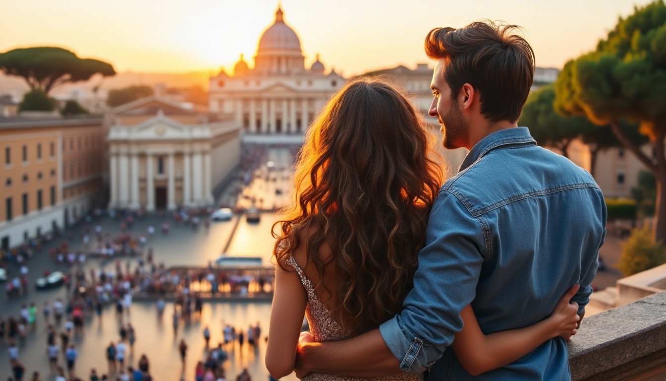 descubre los lugares más encantadores y románticos de roma, desde pequeñas plazas íntimas hasta impresionantes miradores. vive la ciudad del amor con nuestra guía de los lugares perfectos para que las parejas creen recuerdos inolvidables.