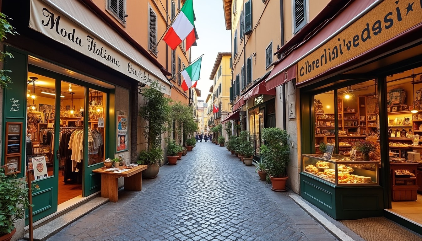 erkunde die bezaubernden Straßen Roms, während du in einzigartige Souvenirs und Einkaufserlebnisse eintauchst. entdecke lokale Handwerke, kunsthandwerkliche Waren und trendige Boutiquen, die das Wesen der Ewigen Stadt einfangen.