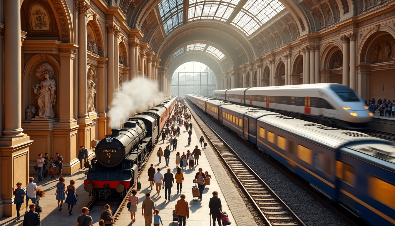 discover the convenience of train travel in rome, exploring the city's iconic stations and seamless connections to nearby destinations. experience the charm of italy's railway system while enjoying scenic views and rich cultural experiences along the way.
