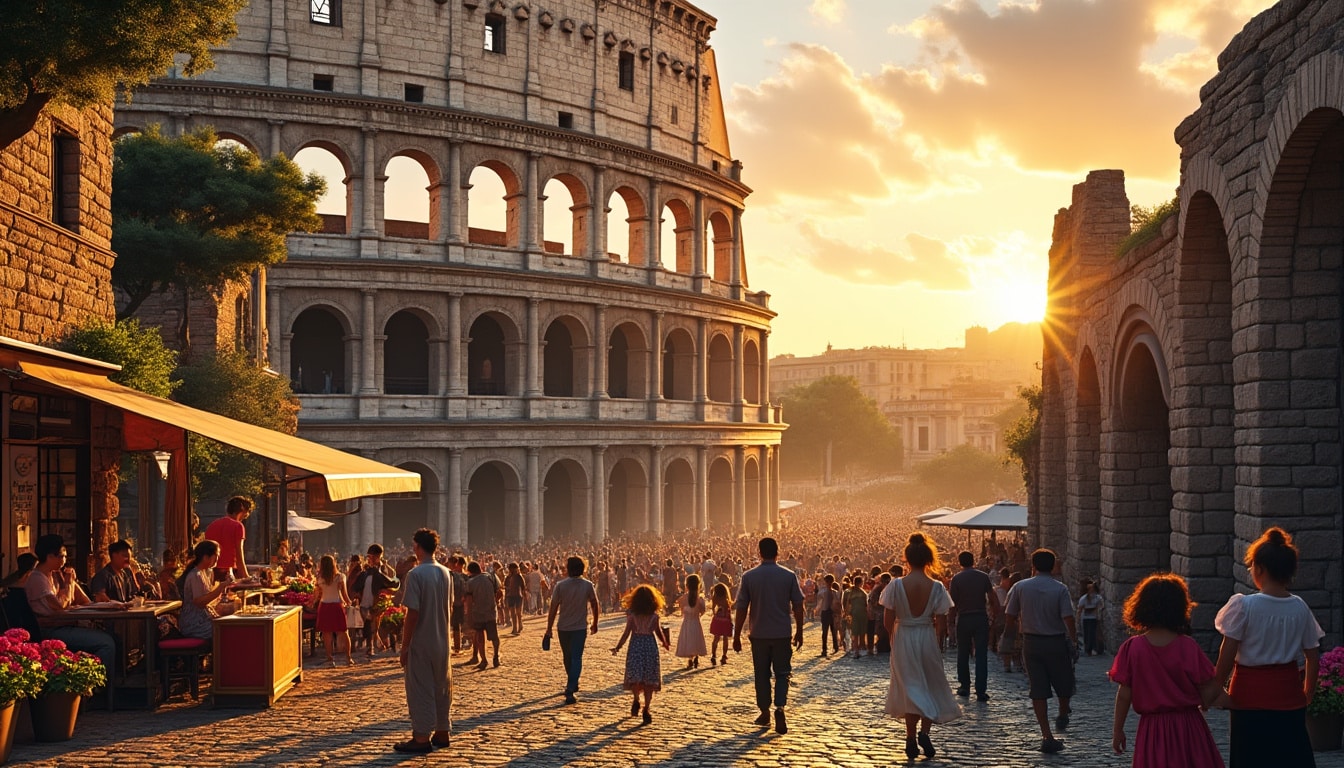 discover the enchanting essence of rome through its vibrant sights, captivating aromas, and rich textures. explore how the ancient city's stunning architecture, delicious cuisine, and lively street life create an unforgettable sensory experience that embodies the spirit of italy.